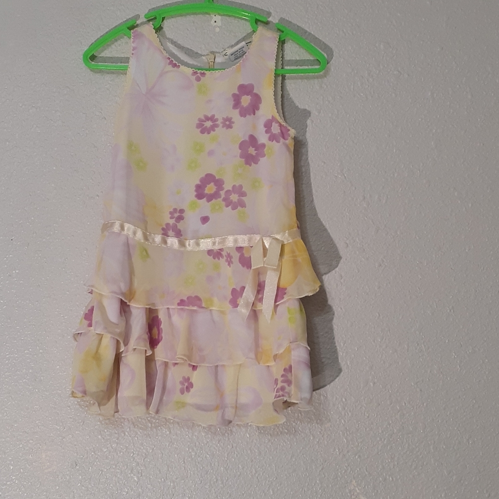 CHEROKEE PINK RUFFLE  DRESS SIZE 18 M0